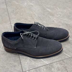 Men's Classic Gray Ted Baker Lace-Up Shoes